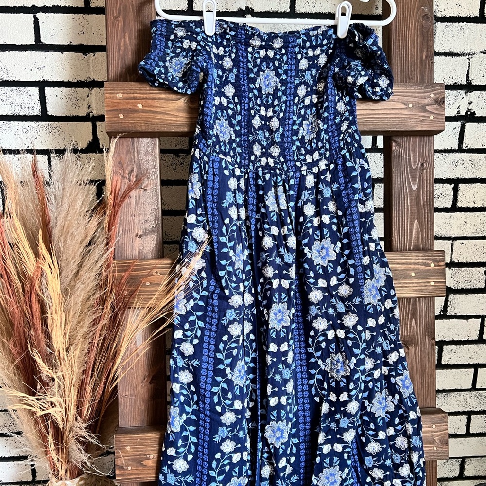 Old Navy off the shoulder floral midi dress